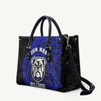 Personalized Canterbury-Bankstown Bulldogs Leather Bag Polynesian Tribal Chest and Sleeve Tattoo