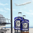 Personalized Canterbury-Bankstown Bulldogs Luggage Cover Polynesian Tribal Chest and Sleeve Tattoo