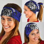 Personalized Canterbury-Bankstown Bulldogs Neck Gaiter Polynesian Tribal Chest and Sleeve Tattoo