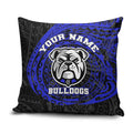 Personalized Canterbury-Bankstown Bulldogs Pillow Cover Polynesian Tribal Chest and Sleeve Tattoo