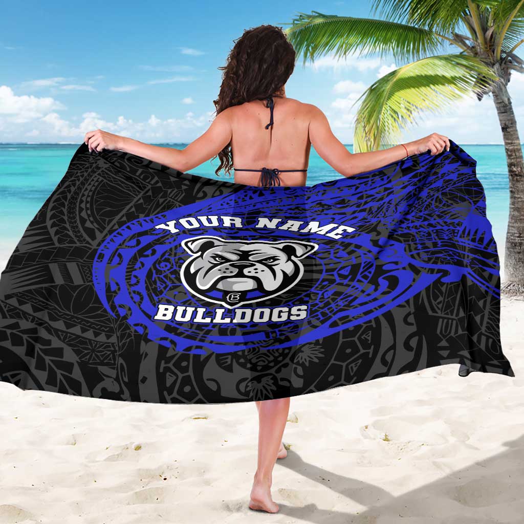 Personalized Canterbury-Bankstown Bulldogs Sarong Polynesian Tribal Chest and Sleeve Tattoo