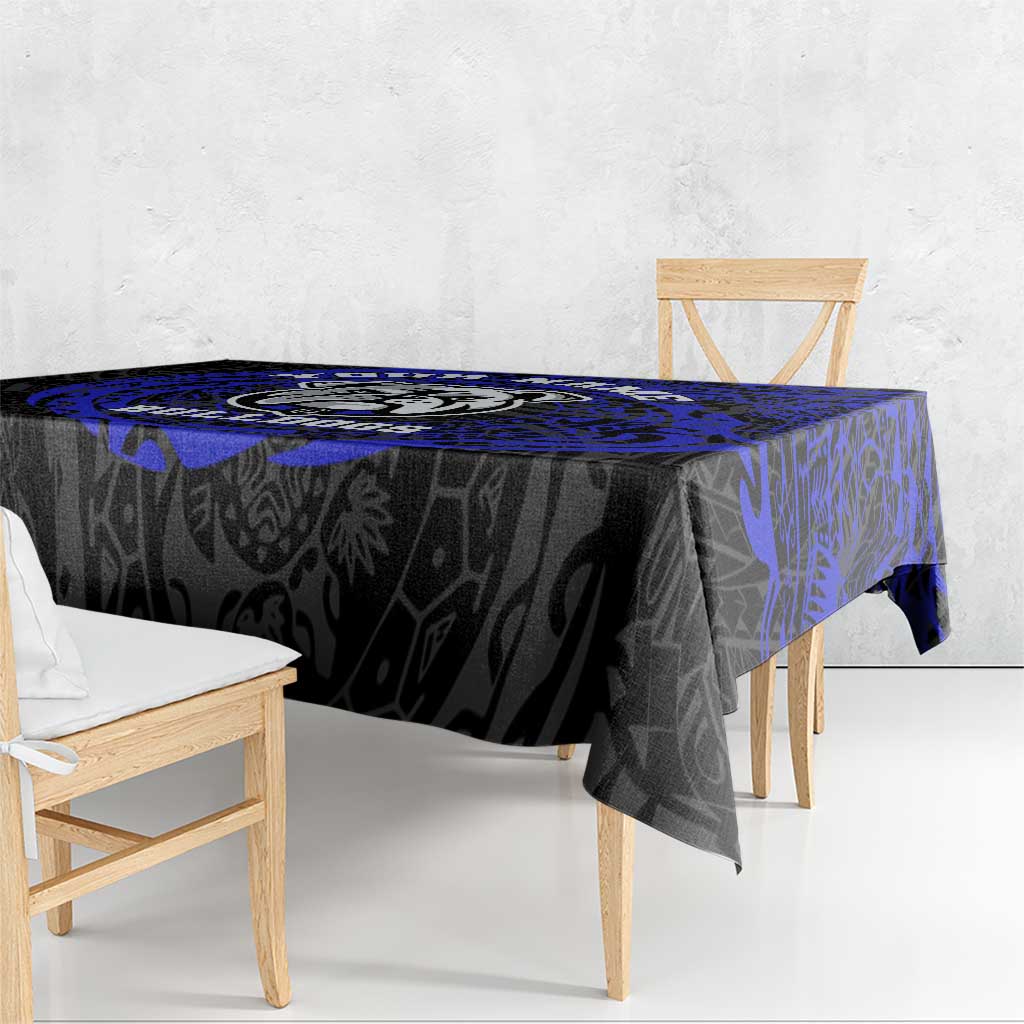 Personalized Canterbury-Bankstown Bulldogs Tablecloth Polynesian Tribal Chest and Sleeve Tattoo