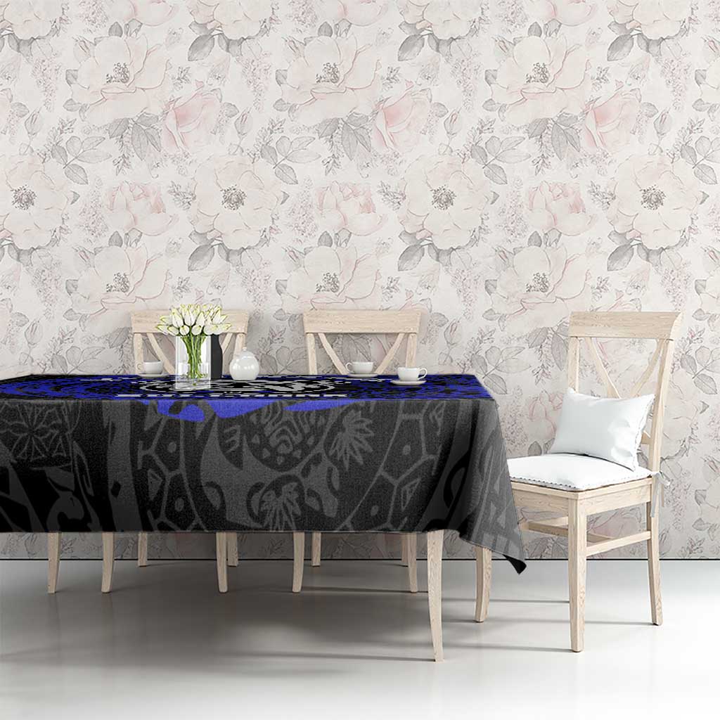 Personalized Canterbury-Bankstown Bulldogs Tablecloth Polynesian Tribal Chest and Sleeve Tattoo