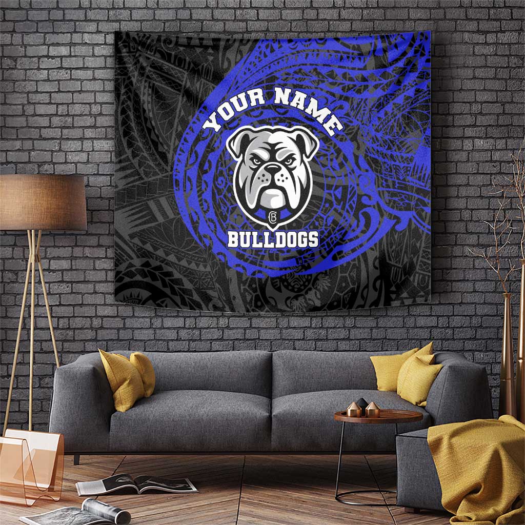 Personalized Canterbury-Bankstown Bulldogs Tapestry Polynesian Tribal Chest and Sleeve Tattoo