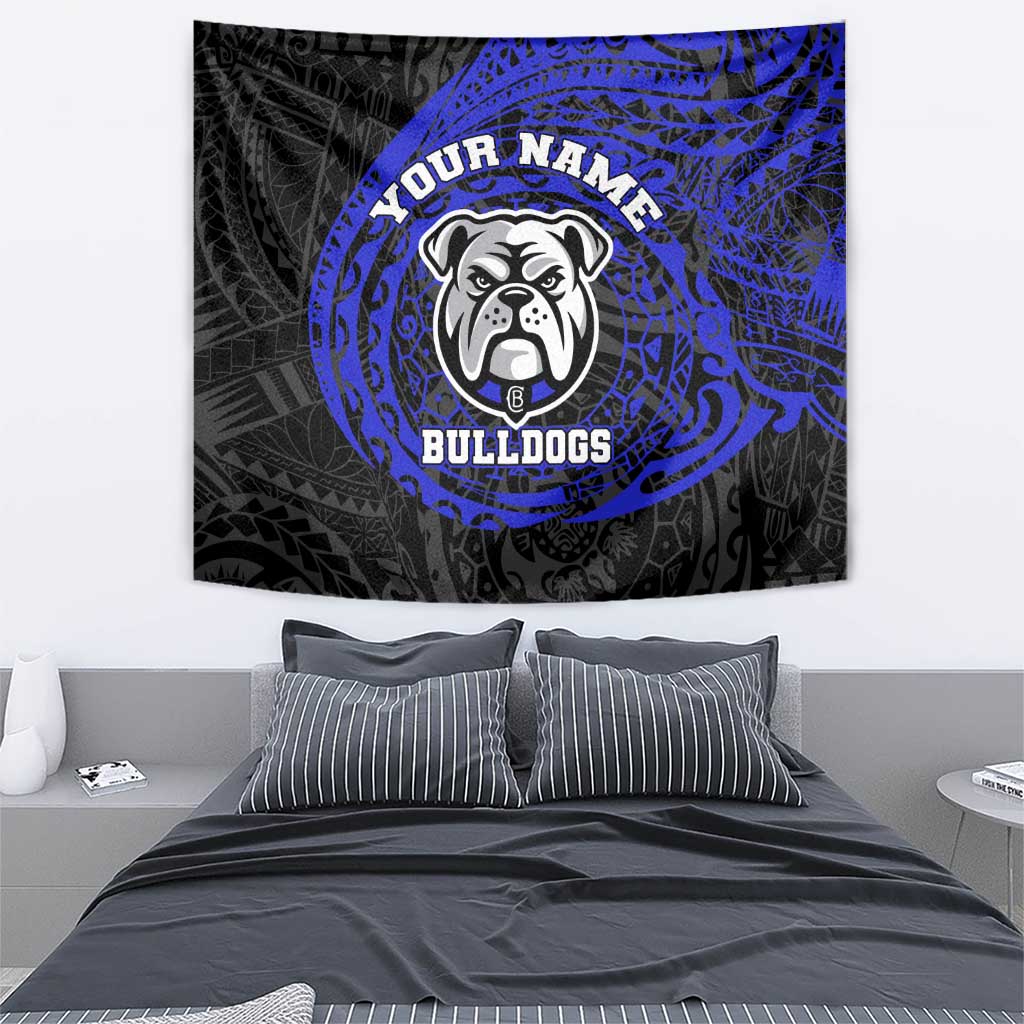 Personalized Canterbury-Bankstown Bulldogs Tapestry Polynesian Tribal Chest and Sleeve Tattoo