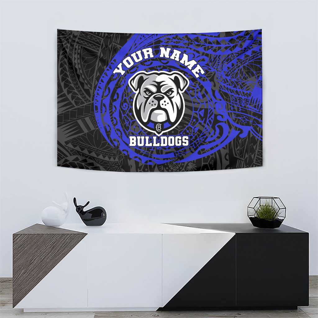 Personalized Canterbury-Bankstown Bulldogs Tapestry Polynesian Tribal Chest and Sleeve Tattoo