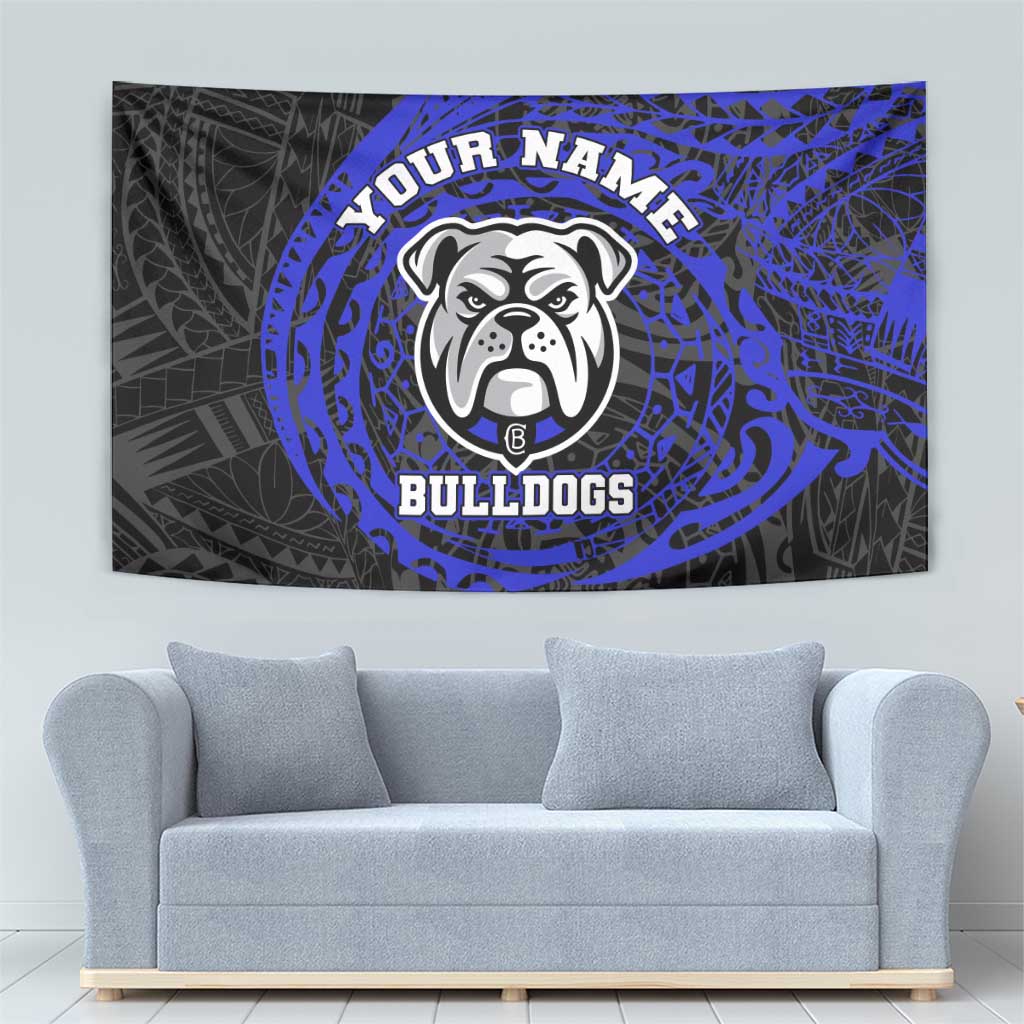 Personalized Canterbury-Bankstown Bulldogs Tapestry Polynesian Tribal Chest and Sleeve Tattoo