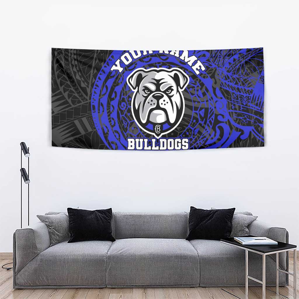 Personalized Canterbury-Bankstown Bulldogs Tapestry Polynesian Tribal Chest and Sleeve Tattoo