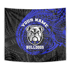 Personalized Canterbury-Bankstown Bulldogs Tapestry Polynesian Tribal Chest and Sleeve Tattoo
