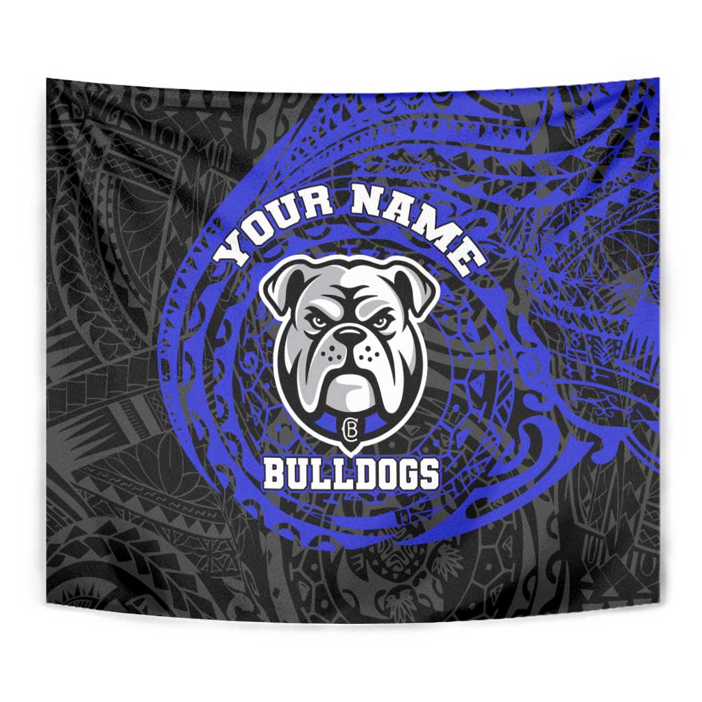 Personalized Canterbury-Bankstown Bulldogs Tapestry Polynesian Tribal Chest and Sleeve Tattoo