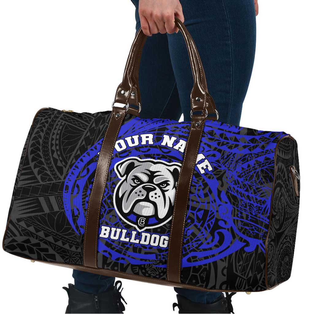 Personalized Canterbury-Bankstown Bulldogs Travel Bag Polynesian Tribal Chest and Sleeve Tattoo