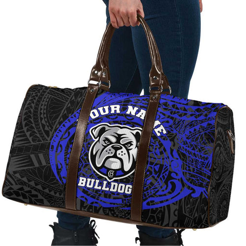 Personalized Canterbury-Bankstown Bulldogs Travel Bag Polynesian Tribal Chest and Sleeve Tattoo