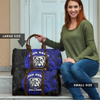 Personalized Canterbury-Bankstown Bulldogs Travel Bag Polynesian Tribal Chest and Sleeve Tattoo