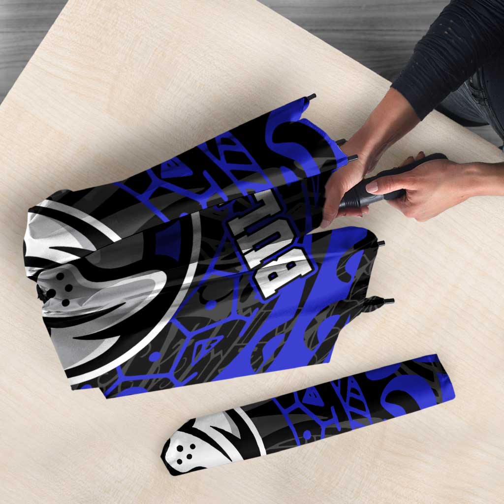 Personalized Canterbury-Bankstown Bulldogs Umbrella Polynesian Tribal Chest and Sleeve Tattoo