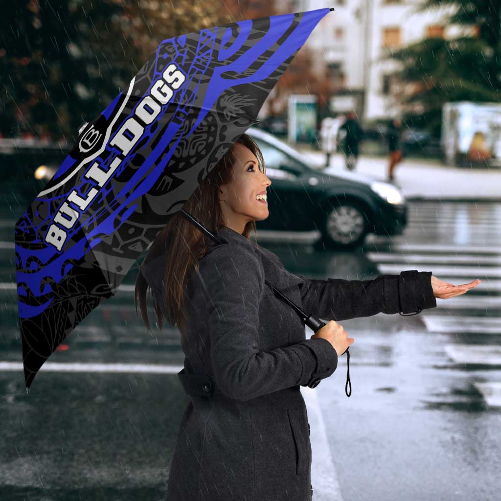 Personalized Canterbury-Bankstown Bulldogs Umbrella Polynesian Tribal Chest and Sleeve Tattoo