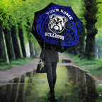 Personalized Canterbury-Bankstown Bulldogs Umbrella Polynesian Tribal Chest and Sleeve Tattoo