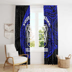 Personalized Canterbury-Bankstown Bulldogs Window Curtain Polynesian Tribal Chest and Sleeve Tattoo
