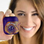 Personalized Melbourne Storm AirPods Case Polynesian Tribal Chest and Sleeve Tattoo