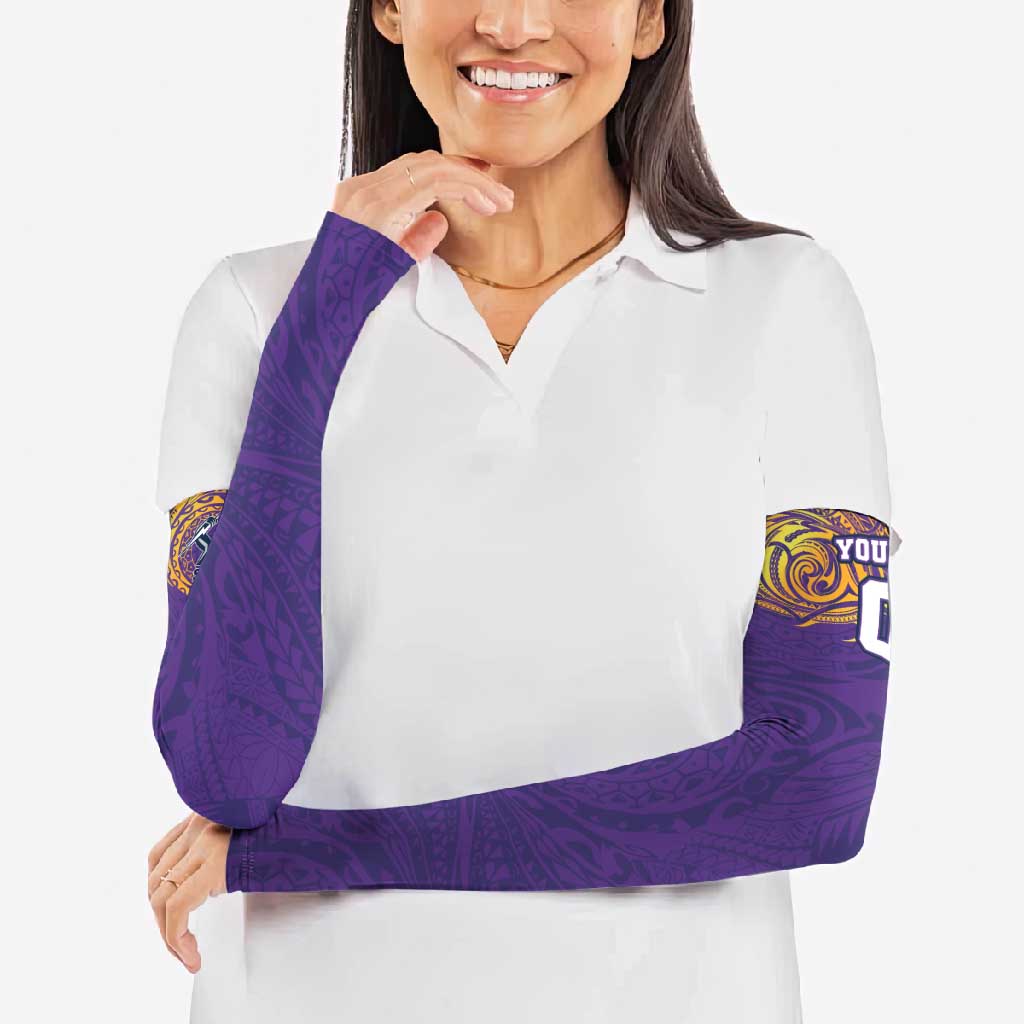 Personalized Melbourne Storm Arm Sleeves Polynesian Tribal Chest and Sleeve Tattoo
