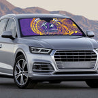 Personalized Melbourne Storm Auto Sun Shade Polynesian Tribal Chest and Sleeve Tattoo