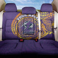 Personalized Melbourne Storm Back Car Seat Cover Polynesian Tribal Chest and Sleeve Tattoo