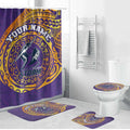 Personalized Melbourne Storm Bathroom Set Polynesian Tribal Chest and Sleeve Tattoo
