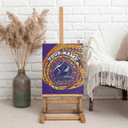 Personalized Melbourne Storm Canvas Wall Art Polynesian Tribal Chest and Sleeve Tattoo