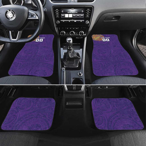 Personalized Melbourne Storm Car Mats Polynesian Tribal Chest and Sleeve Tattoo
