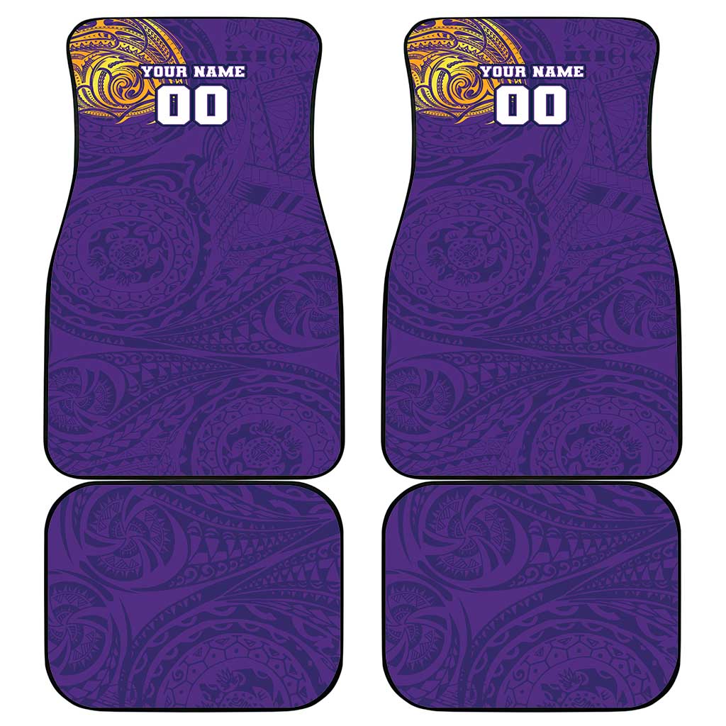 Personalized Melbourne Storm Car Mats Polynesian Tribal Chest and Sleeve Tattoo