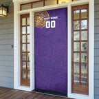 Personalized Melbourne Storm Door Cover Polynesian Tribal Chest and Sleeve Tattoo