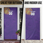 Personalized Melbourne Storm Door Cover Polynesian Tribal Chest and Sleeve Tattoo