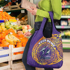 Personalized Melbourne Storm Grocery Bag Polynesian Tribal Chest and Sleeve Tattoo