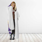 Personalized Melbourne Storm Hooded Blanket Polynesian Tribal Chest and Sleeve Tattoo