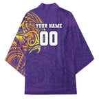 Personalized Melbourne Storm Kimono Polynesian Tribal Chest and Sleeve Tattoo