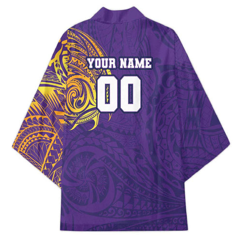 Personalized Melbourne Storm Kimono Polynesian Tribal Chest and Sleeve Tattoo