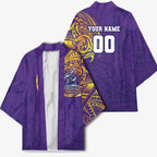 Personalized Melbourne Storm Kimono Polynesian Tribal Chest and Sleeve Tattoo