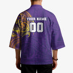 Personalized Melbourne Storm Kimono Polynesian Tribal Chest and Sleeve Tattoo