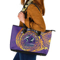 Personalized Melbourne Storm Leather Tote Bag Polynesian Tribal Chest and Sleeve Tattoo