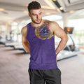Personalized Melbourne Storm Men Tank Top Polynesian Tribal Chest and Sleeve Tattoo