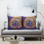 Personalized Melbourne Storm Pillow Cover Polynesian Tribal Chest and Sleeve Tattoo