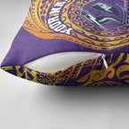 Personalized Melbourne Storm Pillow Cover Polynesian Tribal Chest and Sleeve Tattoo