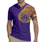 Personalized Melbourne Storm Rugby Jersey Polynesian Tribal Chest and Sleeve Tattoo