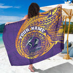 Personalized Melbourne Storm Sarong Polynesian Tribal Chest and Sleeve Tattoo