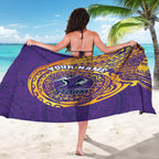 Personalized Melbourne Storm Sarong Polynesian Tribal Chest and Sleeve Tattoo