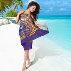 Personalized Melbourne Storm Sarong Polynesian Tribal Chest and Sleeve Tattoo