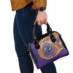 Personalized Melbourne Storm Shoulder Handbag Polynesian Tribal Chest and Sleeve Tattoo