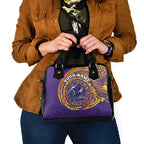 Personalized Melbourne Storm Shoulder Handbag Polynesian Tribal Chest and Sleeve Tattoo