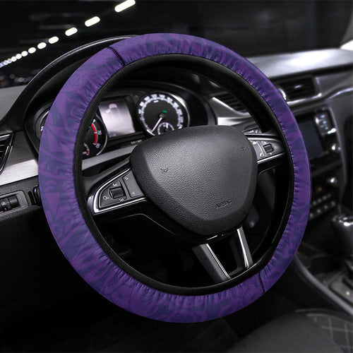 Melbourne Storm Steering Wheel Cover Polynesian Tribal Chest and Sleeve Tattoo