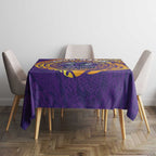 Personalized Melbourne Storm Tablecloth Polynesian Tribal Chest and Sleeve Tattoo