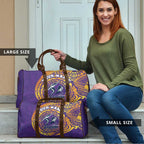 Personalized Melbourne Storm Travel Bag Polynesian Tribal Chest and Sleeve Tattoo
